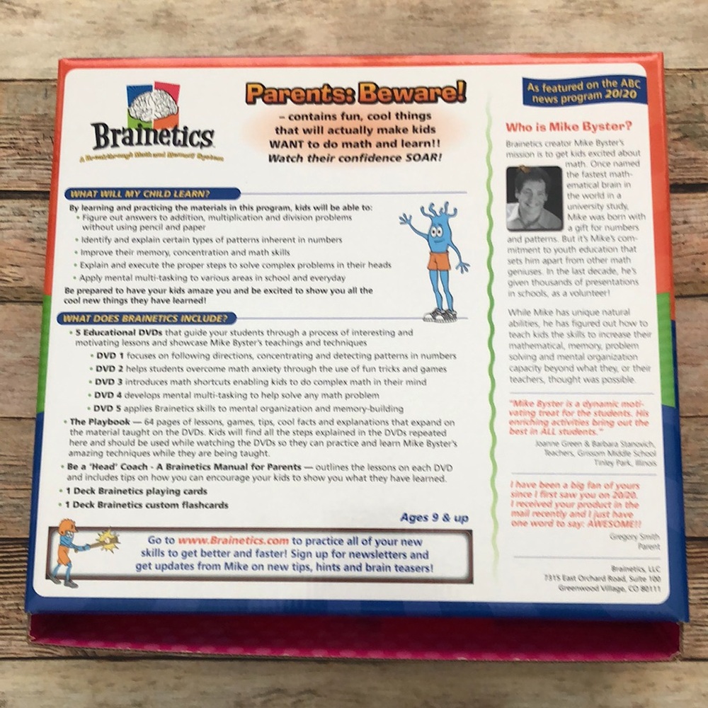 Brainetics Complete Learning System, Memory Math Games/Courses&DVDs | Fo… - Picture 3 of 4